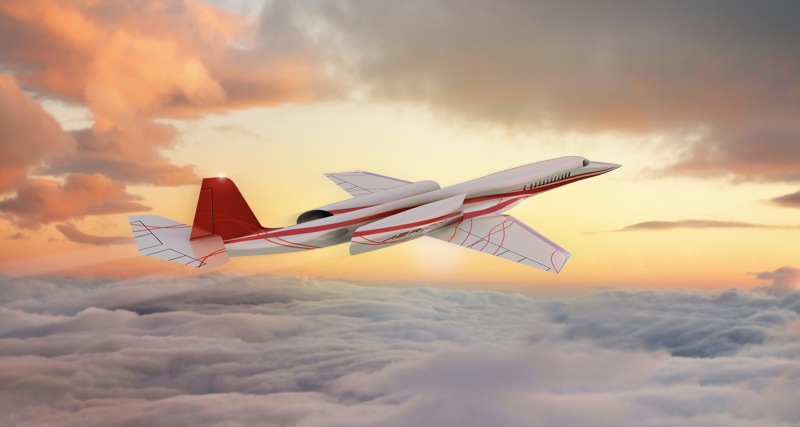 Illustration for article titled First Supersonic Private Jet Sold to Obviously-Very-Rich Guy